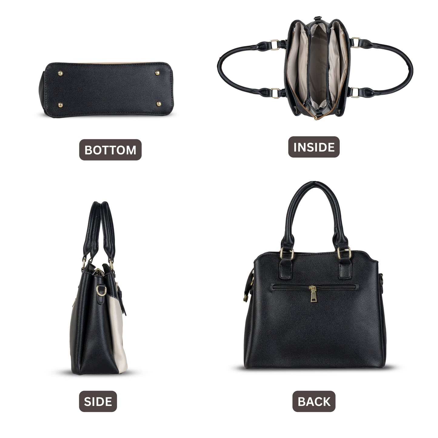 HB112 - Elegant Textured Handbag | Premium Quality | Regular Use | Luxury Style | Imported