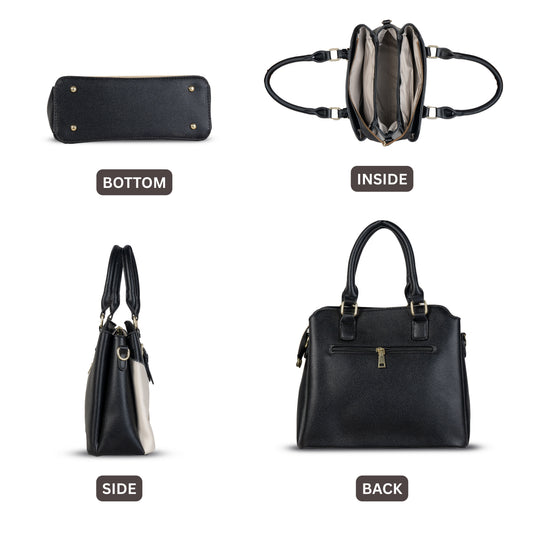 HB112 - Elegant Textured Handbag | Premium Quality | Regular Use | Luxury Style | Imported