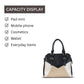 HB112 - Elegant Textured Handbag | Premium Quality | Regular Use | Luxury Style | Imported