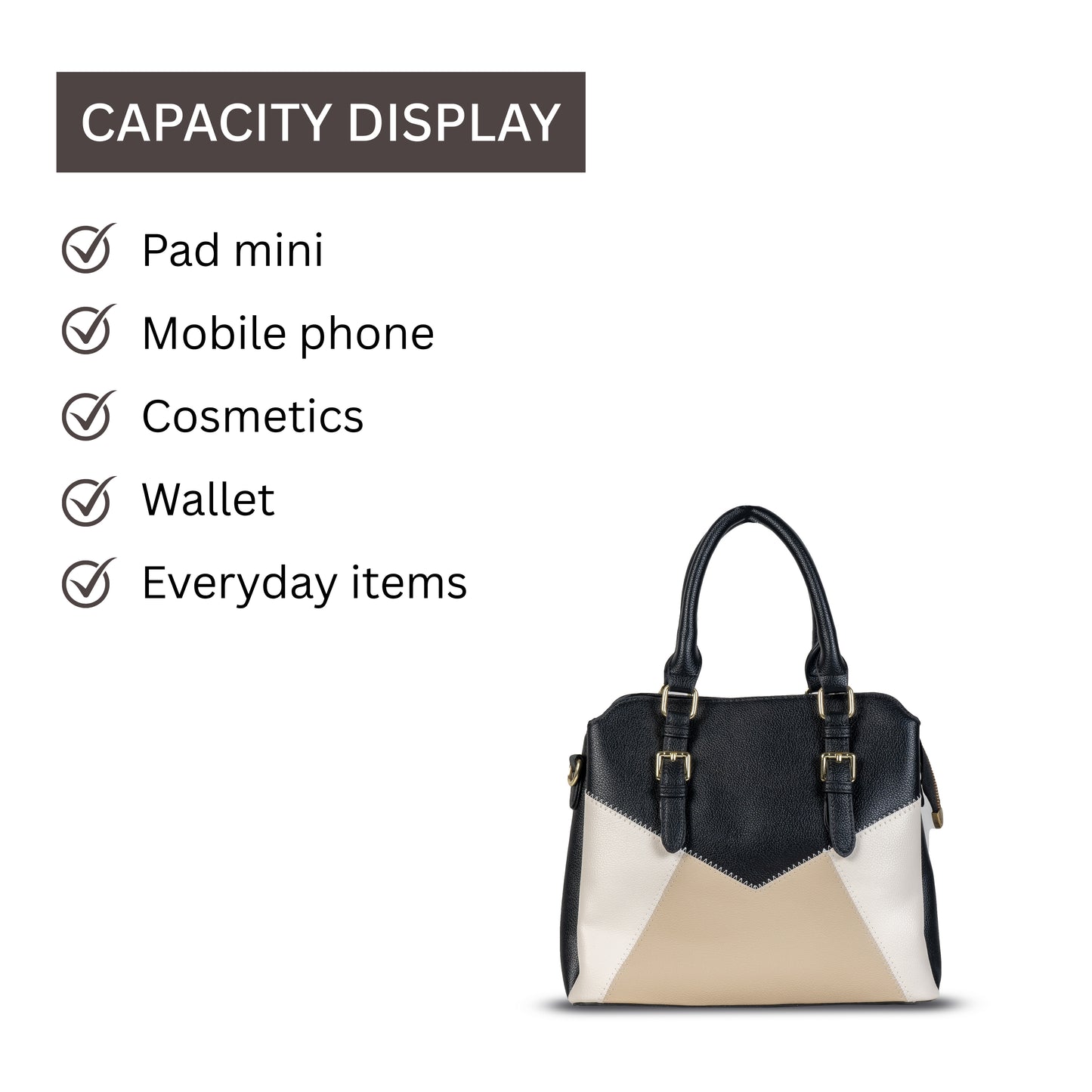 HB112 - Elegant Textured Handbag | Premium Quality | Regular Use | Luxury Style | Imported