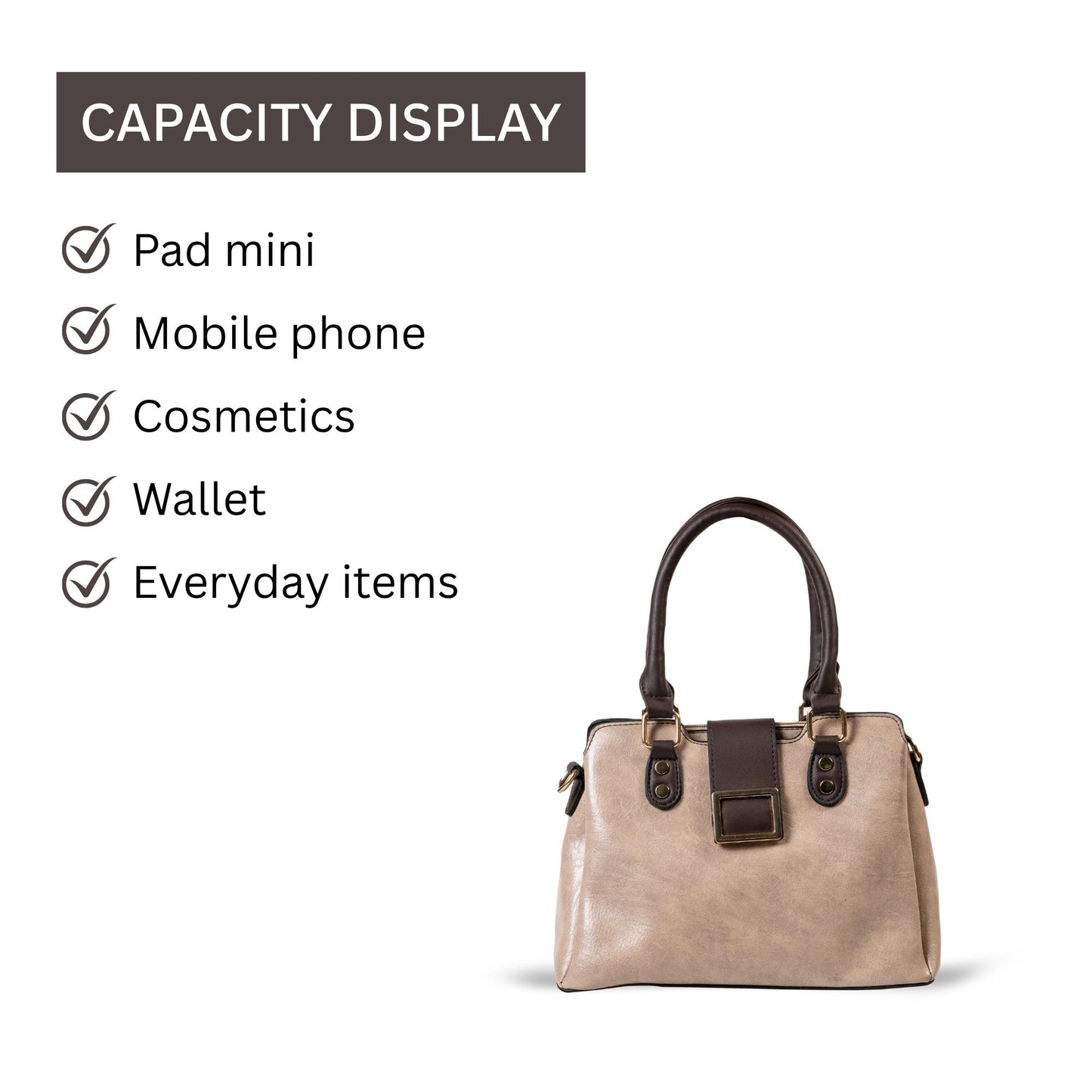 HB152- Elegant Textured Handbag | Premium Quality | Regular Use | Luxury Style | Imported