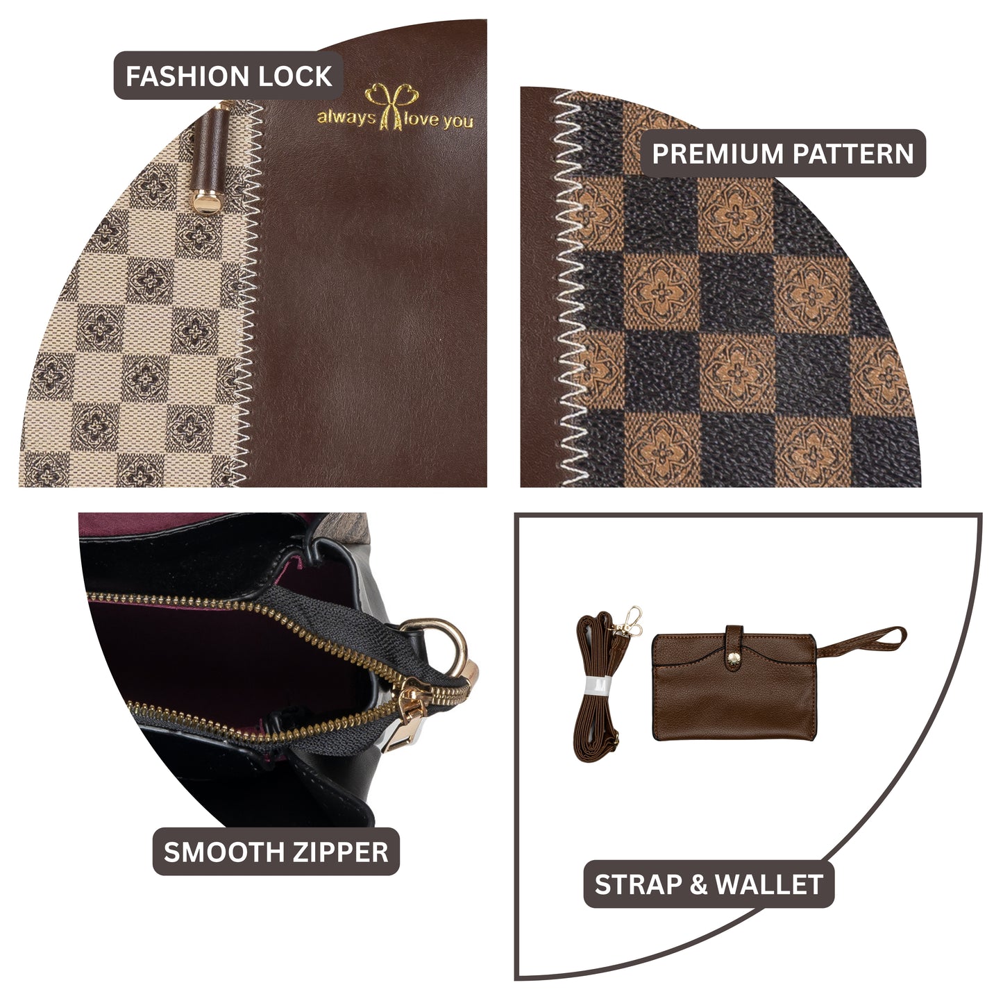 HB113 - Elegant Textured Handbag | Premium Quality | Regular Use | Luxury Style | Imported