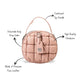 HB153- Elegant Textured Handbag | Premium Quality | Regular Use | Luxury Style | Imported