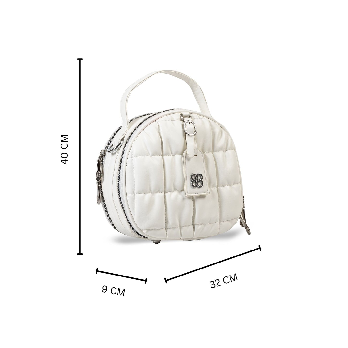 HB154- Elegant Textured Handbag | Premium Quality | Regular Use | Luxury Style | Imported