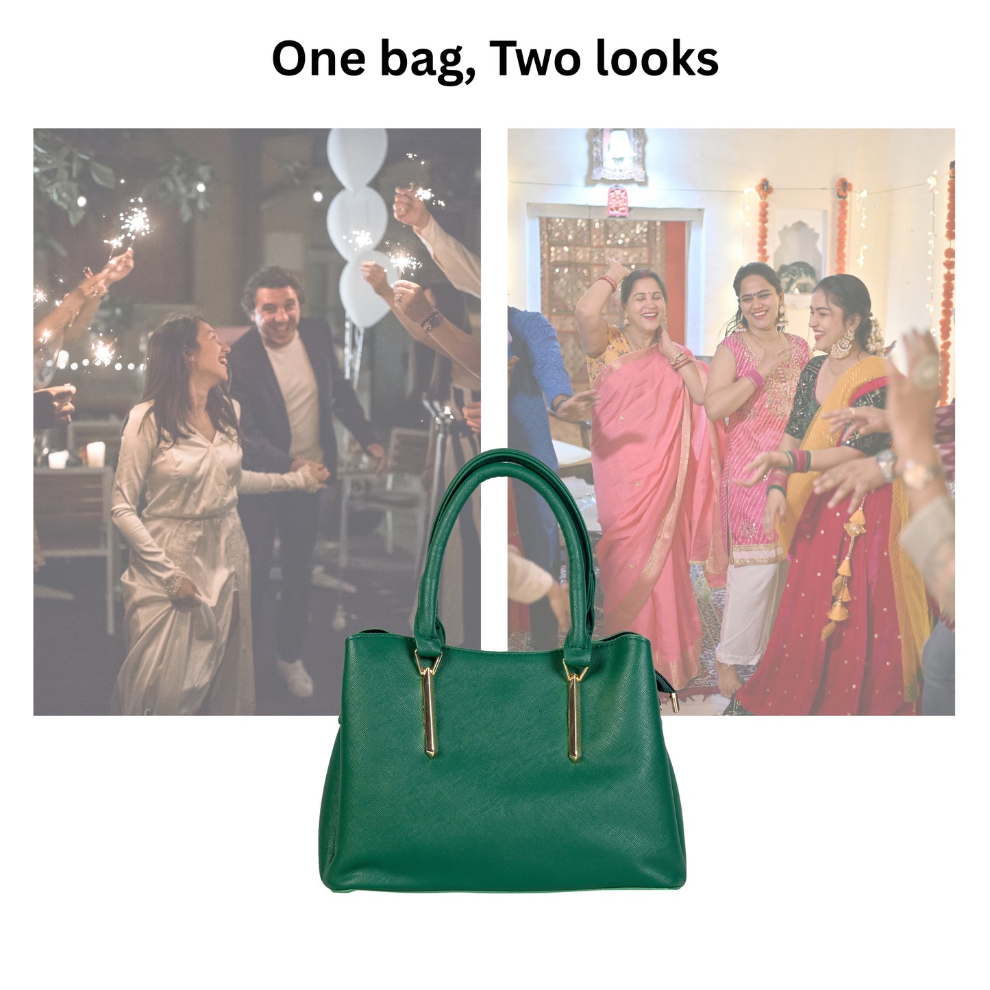 HB114 - Elegant Textured Handbag | Premium Quality | Regular Use | Luxury Style | Imported