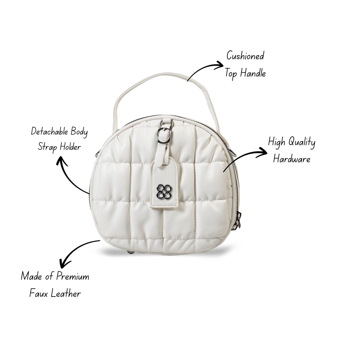 HB154- Elegant Textured Handbag | Premium Quality | Regular Use | Luxury Style | Imported