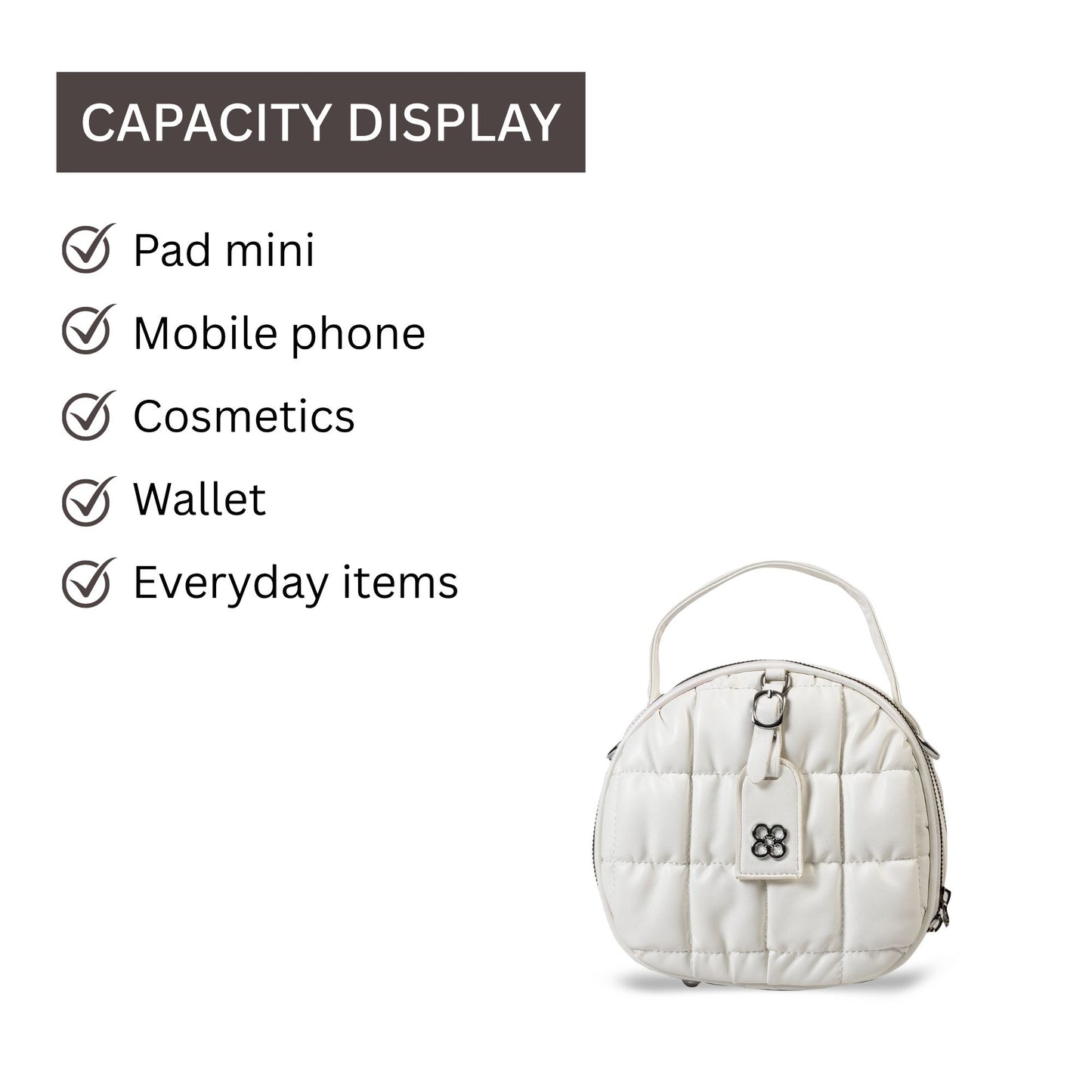 HB154- Elegant Textured Handbag | Premium Quality | Regular Use | Luxury Style | Imported