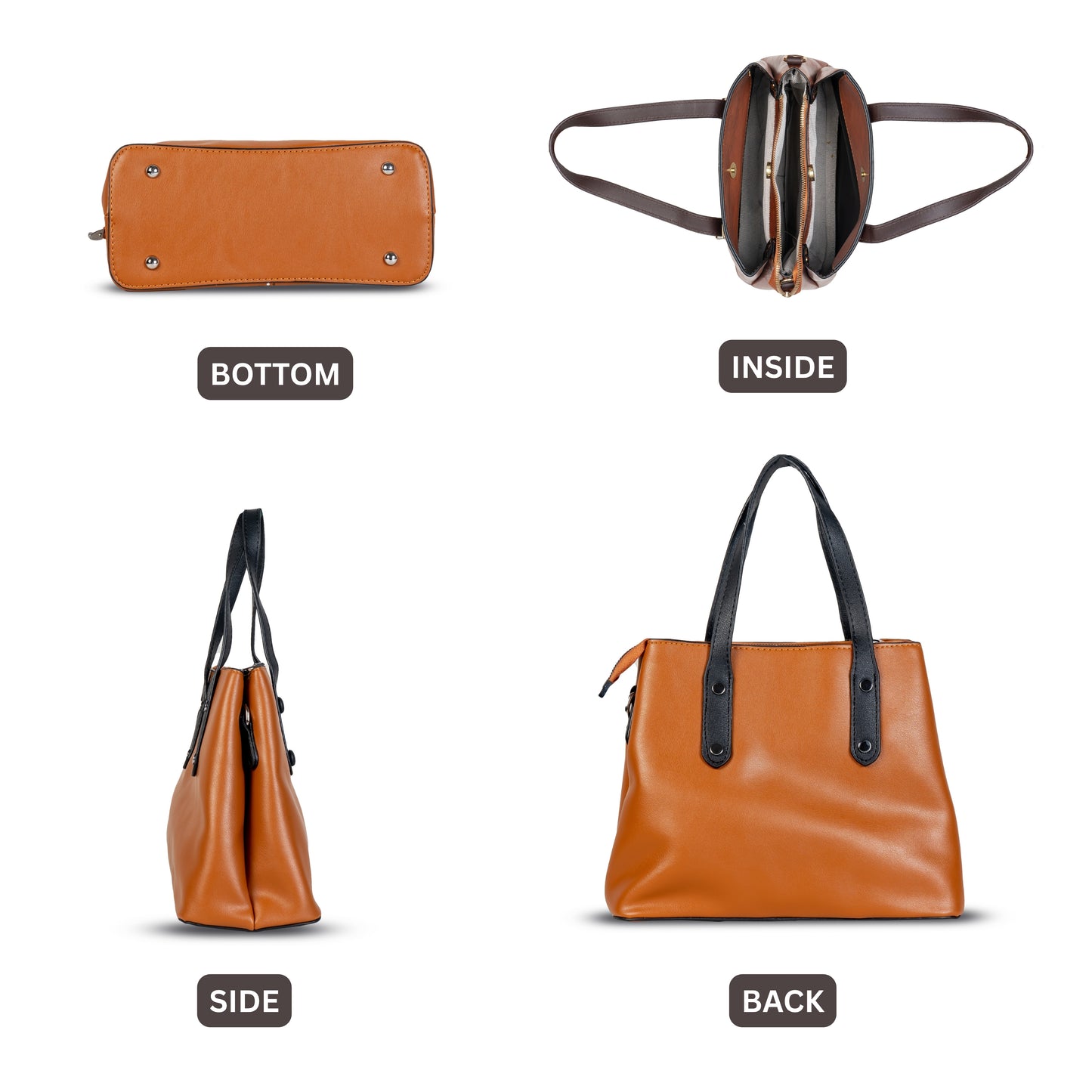 HB115 - Elegant Textured Handbag | Premium Quality | Regular Use | Luxury Style | Imported
