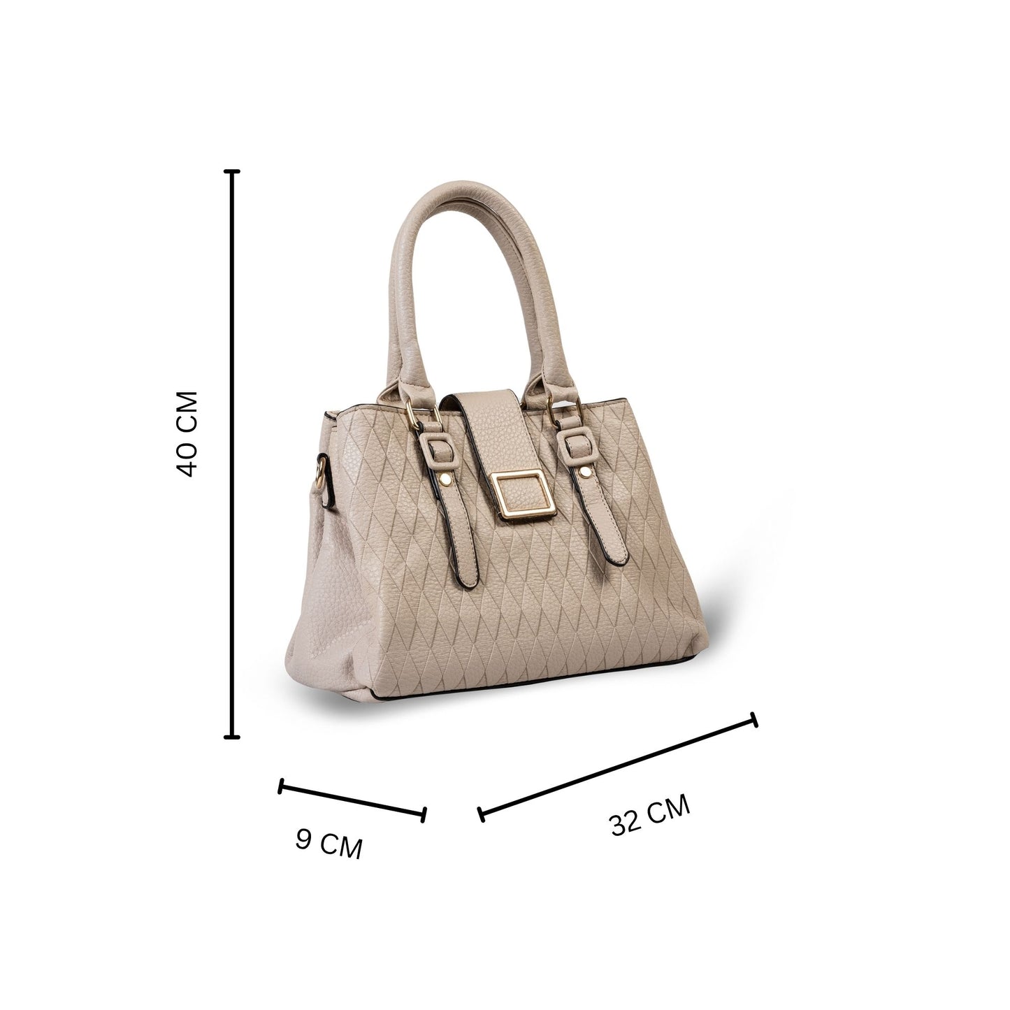 HB155- Elegant Textured Handbag | Premium Quality | Regular Use | Luxury Style | Imported