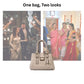 HB155- Elegant Textured Handbag | Premium Quality | Regular Use | Luxury Style | Imported