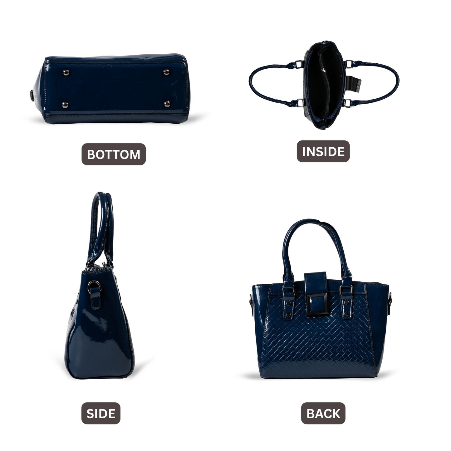 HB156- Elegant Textured Handbag | Premium Quality | Regular Use | Luxury Style | Imported