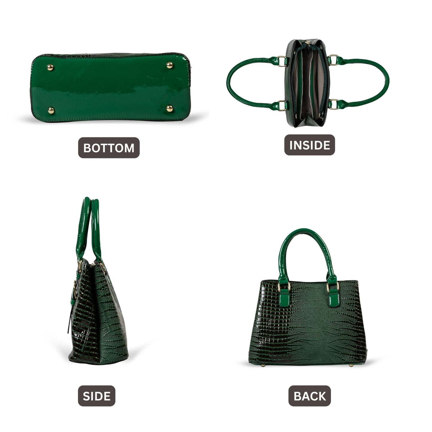 HB142- Elegant Textured Handbag | Premium Quality | Regular Use | Luxury Style | Imported