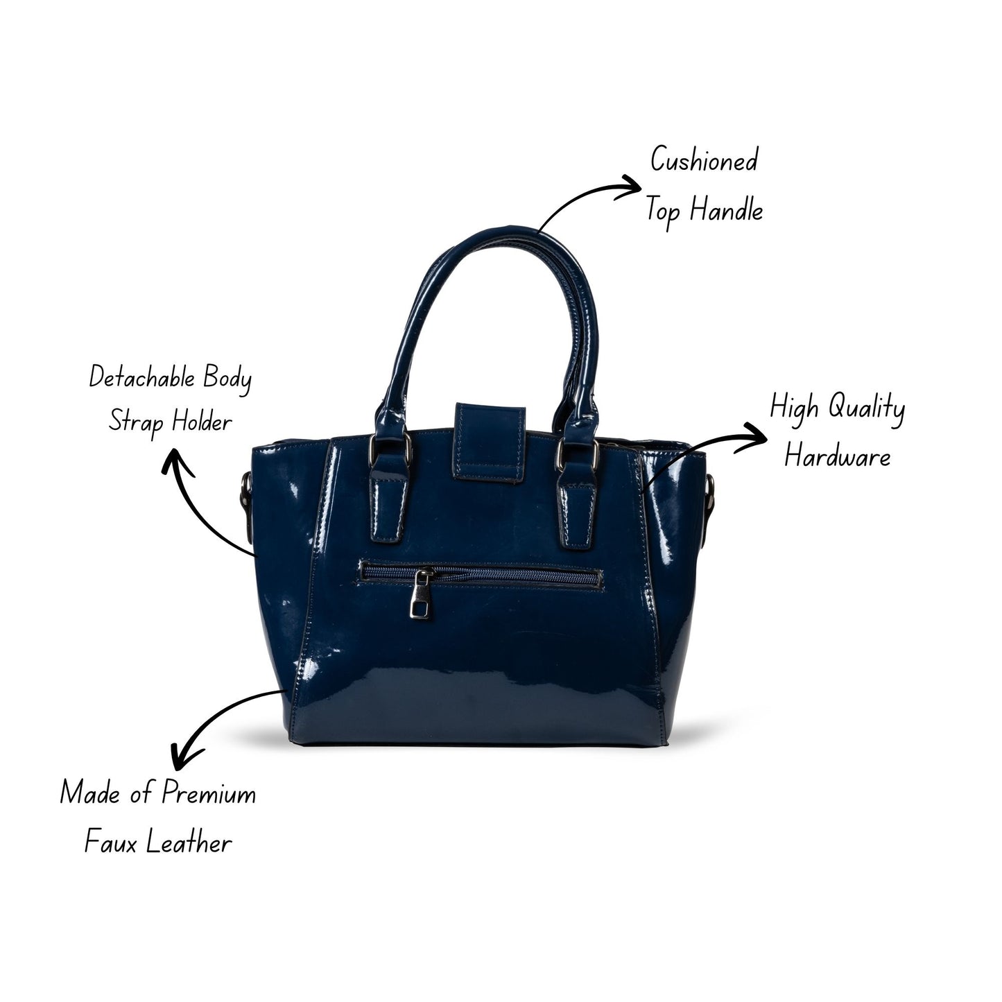 HB156- Elegant Textured Handbag | Premium Quality | Regular Use | Luxury Style | Imported