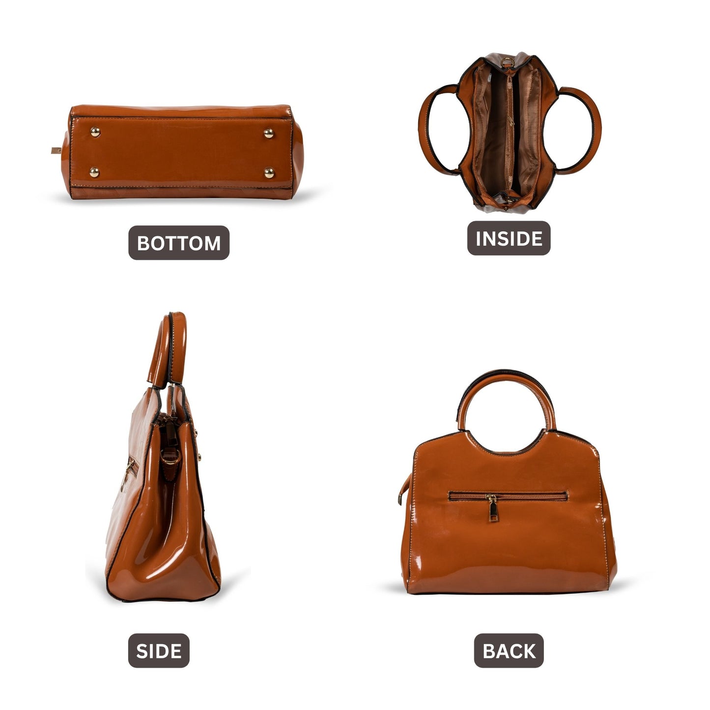 HB157- Elegant Textured Handbag | Premium Quality | Regular Use | Luxury Style | Imported