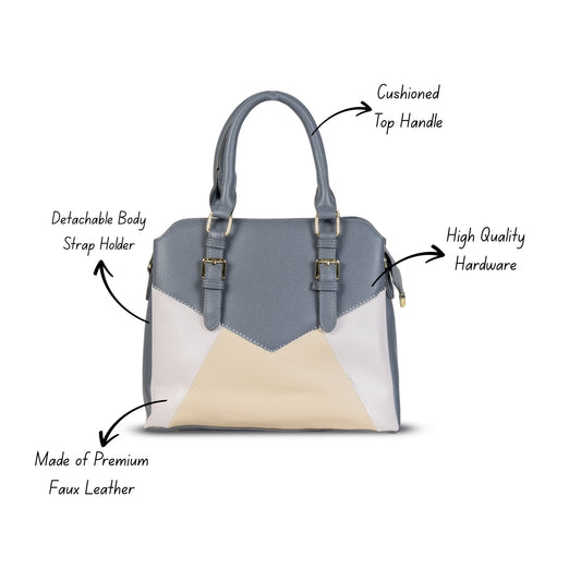 HB119 - Elegant Textured Handbag | Premium Quality | Regular Use | Luxury Style | Imported (Copy)