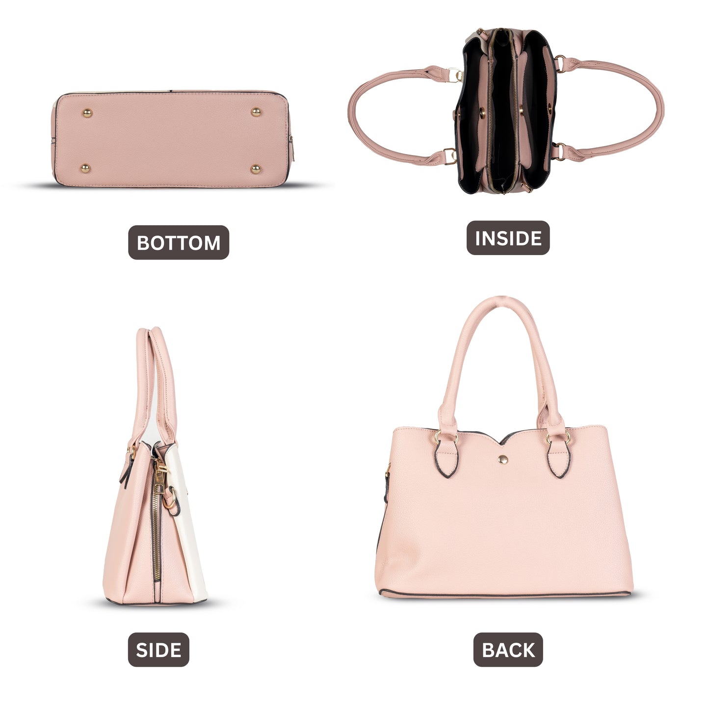 HB117 - Elegant Textured Handbag | Premium Quality | Regular Use | Luxury Style | Imported