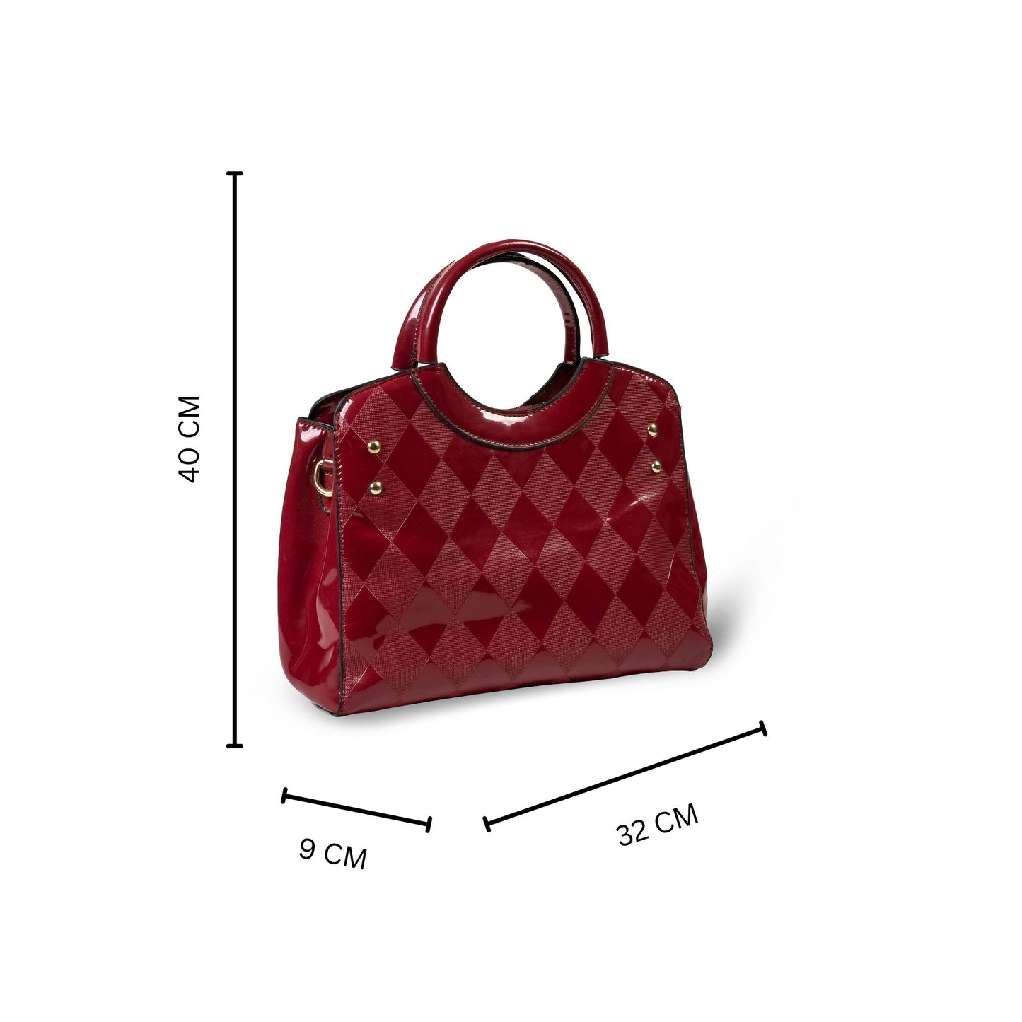 HB158- Elegant Textured Handbag | Premium Quality | Regular Use | Luxury Style | Imported