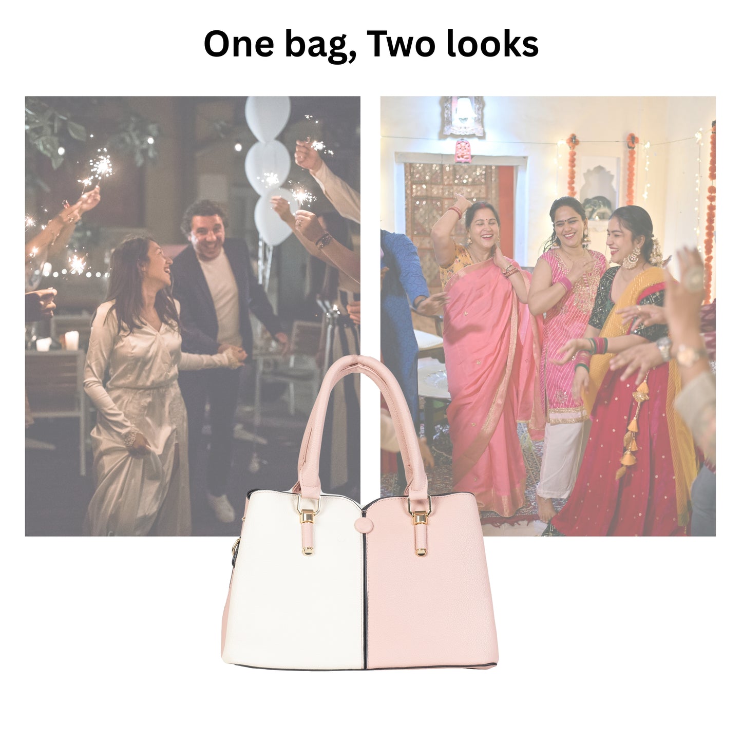 HB117 - Elegant Textured Handbag | Premium Quality | Regular Use | Luxury Style | Imported