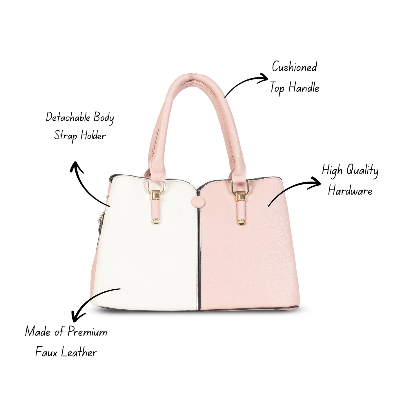 HB117 - Elegant Textured Handbag | Premium Quality | Regular Use | Luxury Style | Imported