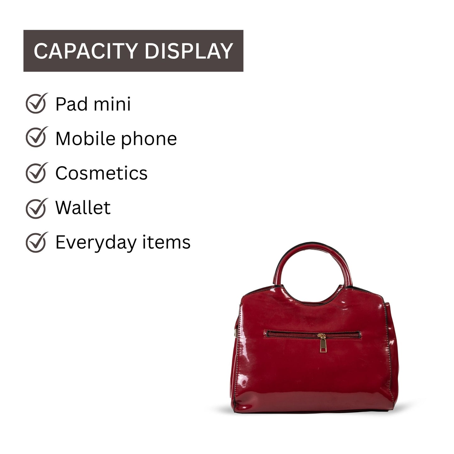 HB158- Elegant Textured Handbag | Premium Quality | Regular Use | Luxury Style | Imported