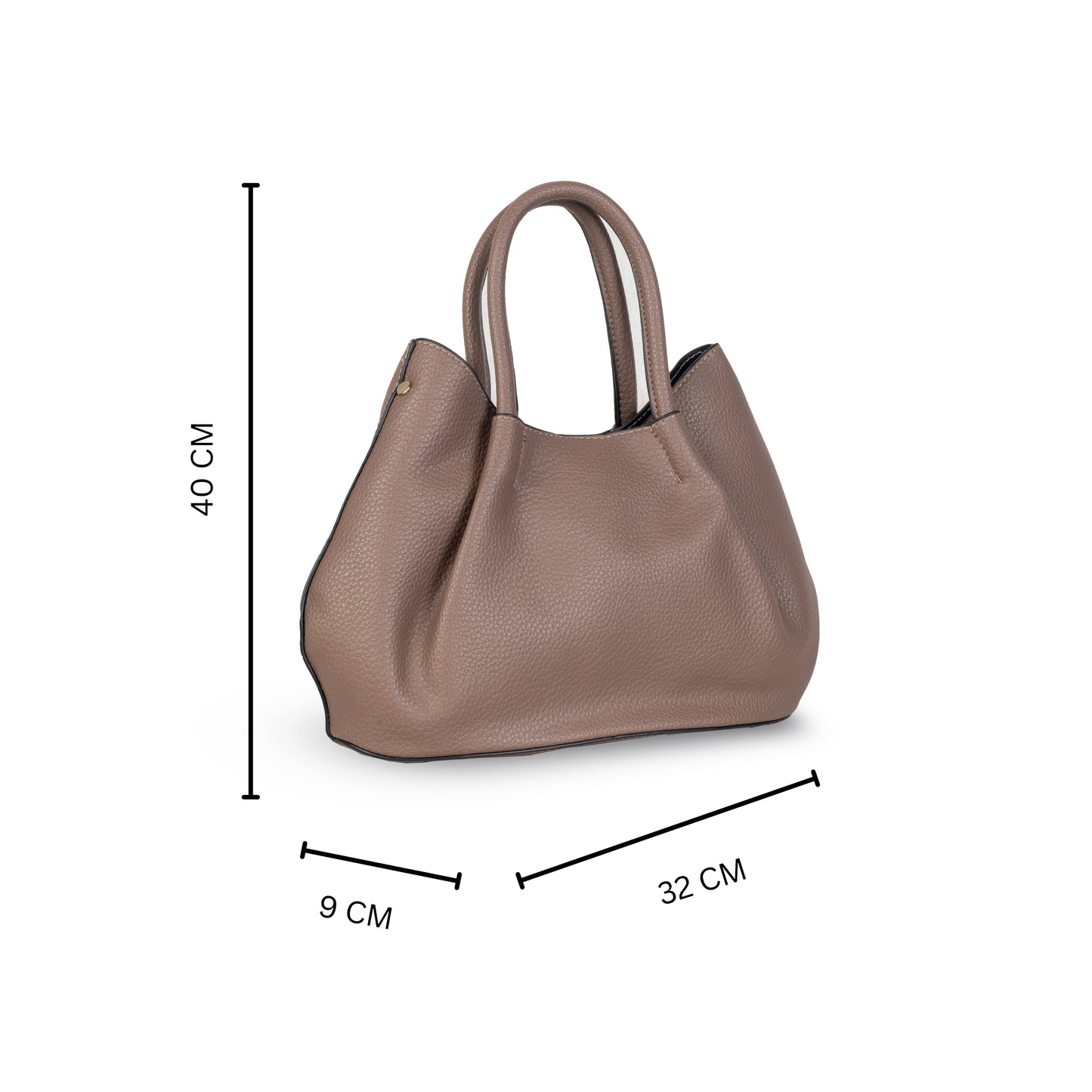 HB118 - Elegant Textured Handbag | Premium Quality | Regular Use | Luxury Style | Imported
