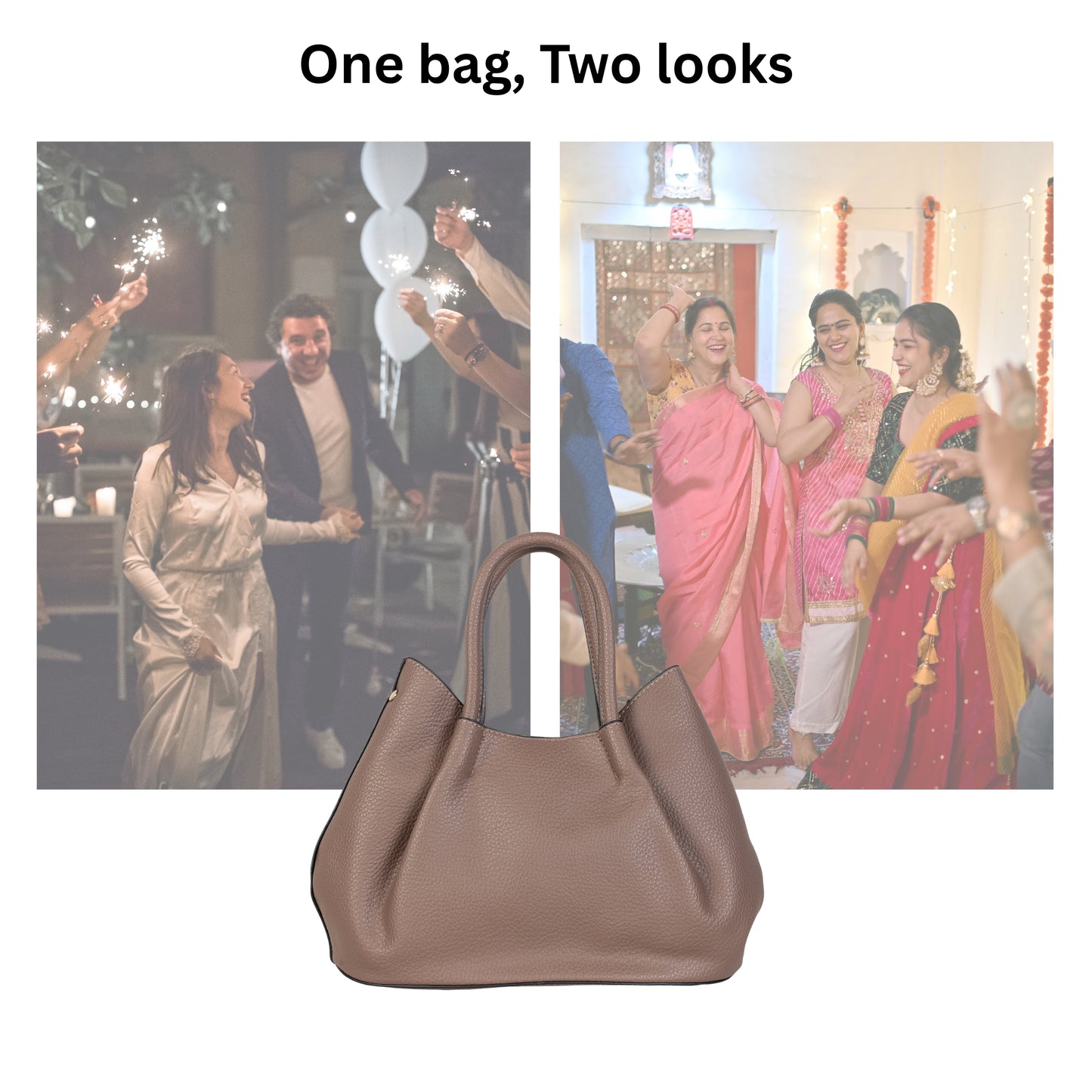 HB118 - Elegant Textured Handbag | Premium Quality | Regular Use | Luxury Style | Imported