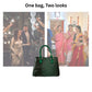 HB142- Elegant Textured Handbag | Premium Quality | Regular Use | Luxury Style | Imported