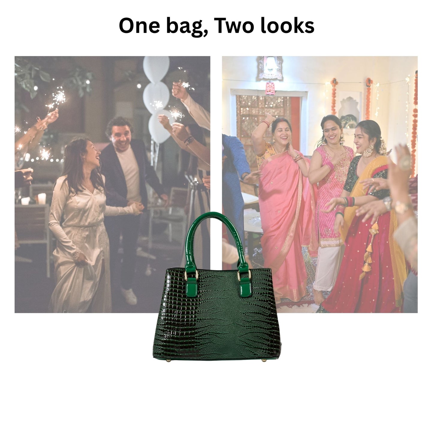 HB142- Elegant Textured Handbag | Premium Quality | Regular Use | Luxury Style | Imported