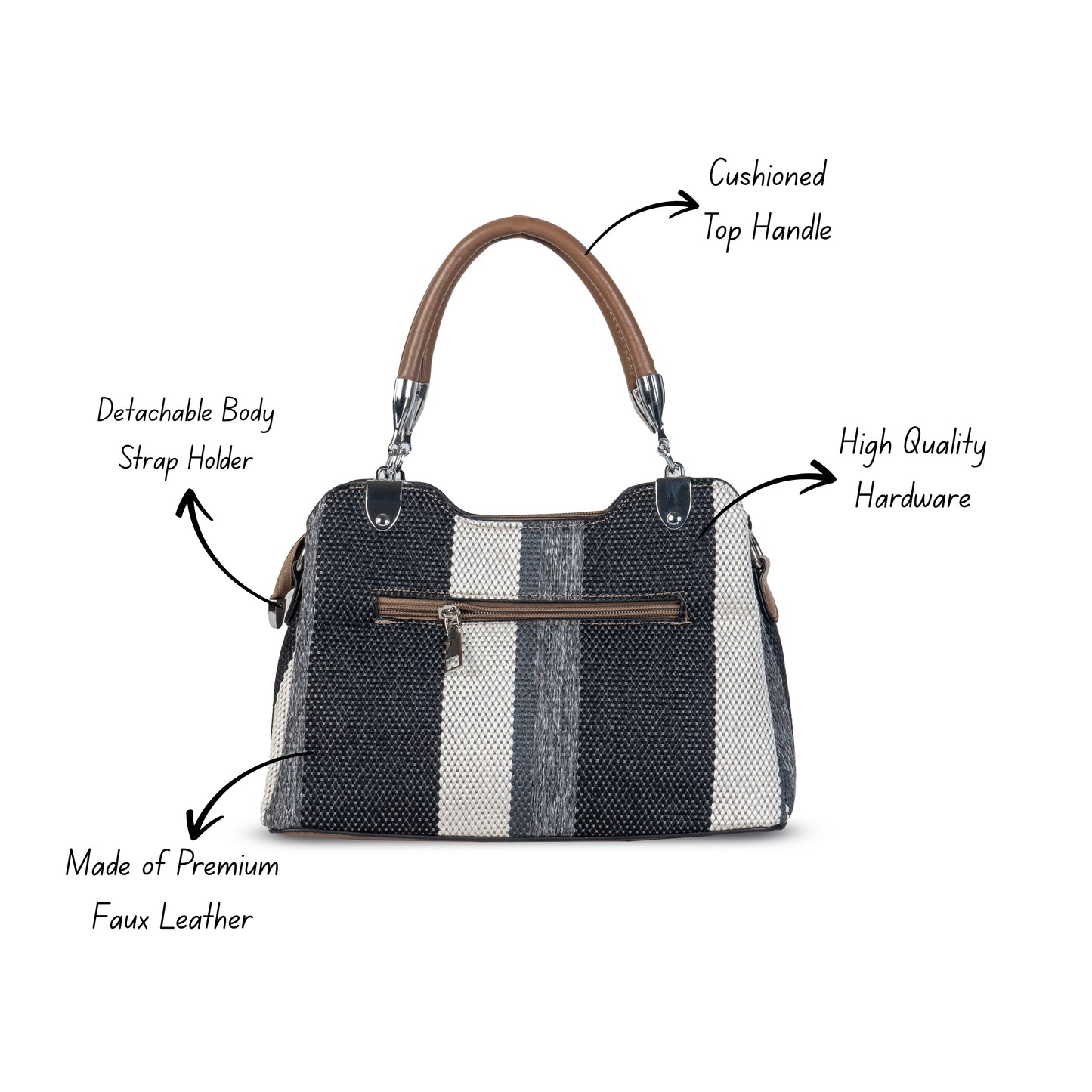 Elegant Textured Handbag – HB102 | Premium Quality | Regular Use | Luxury Style | Imported (Copy)