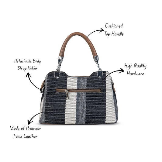 Elegant Textured Handbag – HB102 | Premium Quality | Regular Use | Luxury Style | Imported (Copy)