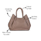 HB118 - Elegant Textured Handbag | Premium Quality | Regular Use | Luxury Style | Imported