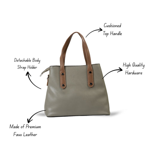 HB160- Elegant Textured Handbag | Premium Quality | Regular Use | Luxury Style | Imported