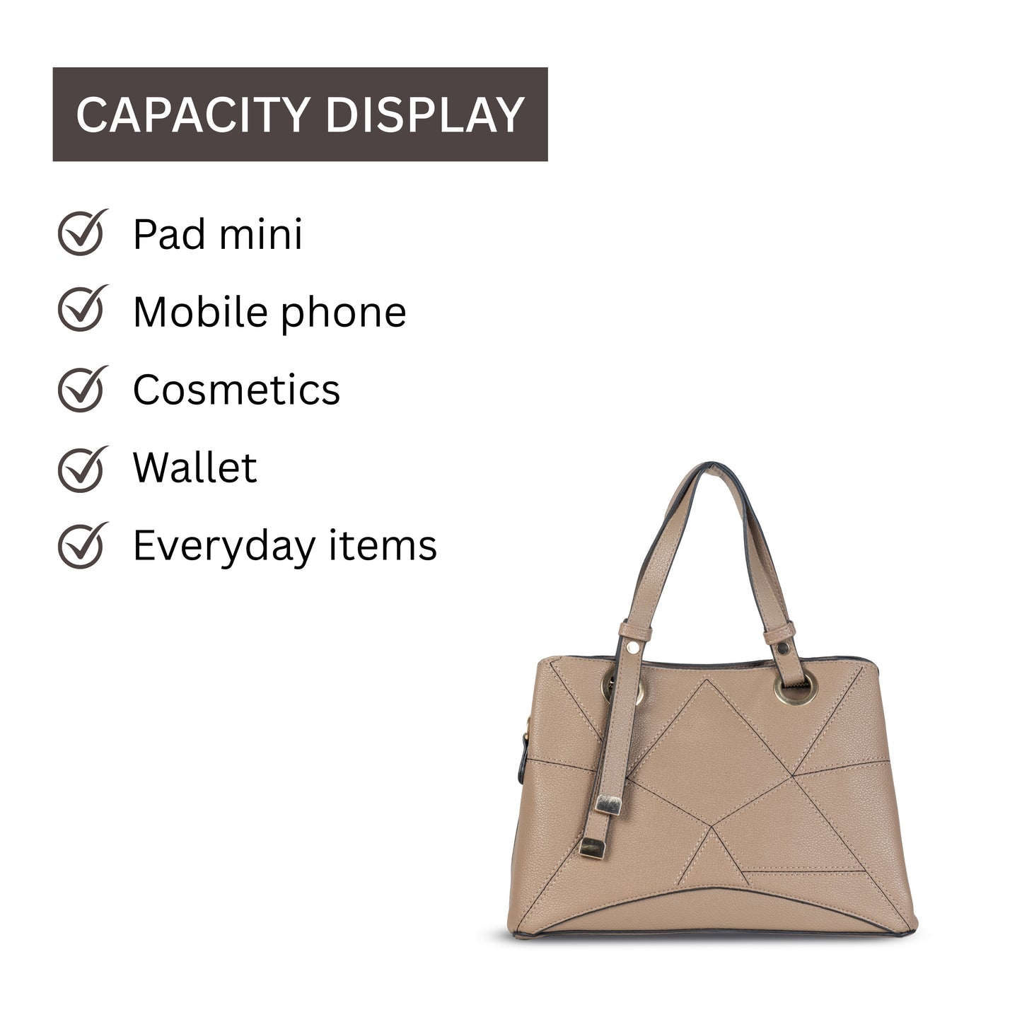 HB120 - Elegant Textured Handbag | Premium Quality | Regular Use | Luxury Style | Imported