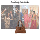 HB161- Elegant Textured Handbag | Premium Quality | Regular Use | Luxury Style | Imported