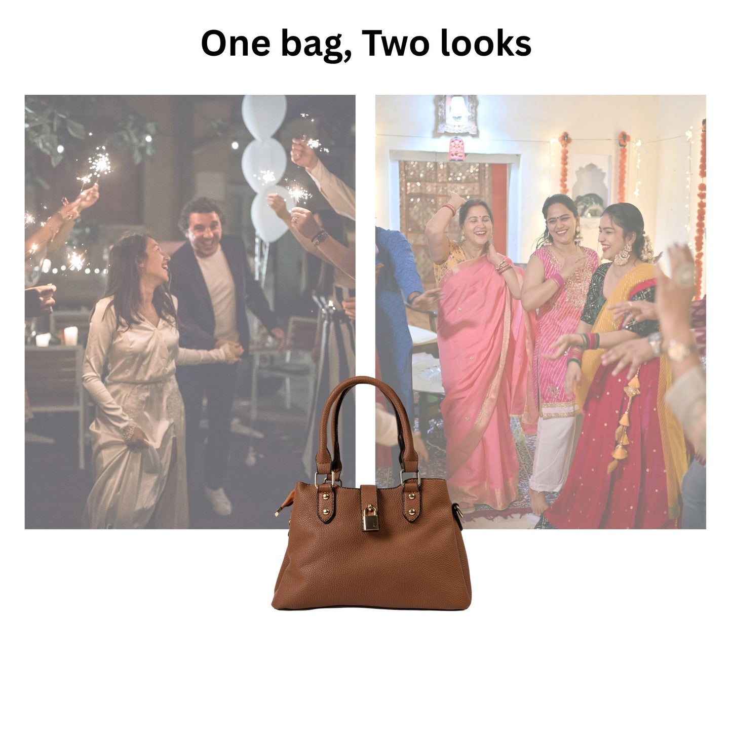 HB161- Elegant Textured Handbag | Premium Quality | Regular Use | Luxury Style | Imported