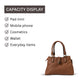 HB161- Elegant Textured Handbag | Premium Quality | Regular Use | Luxury Style | Imported