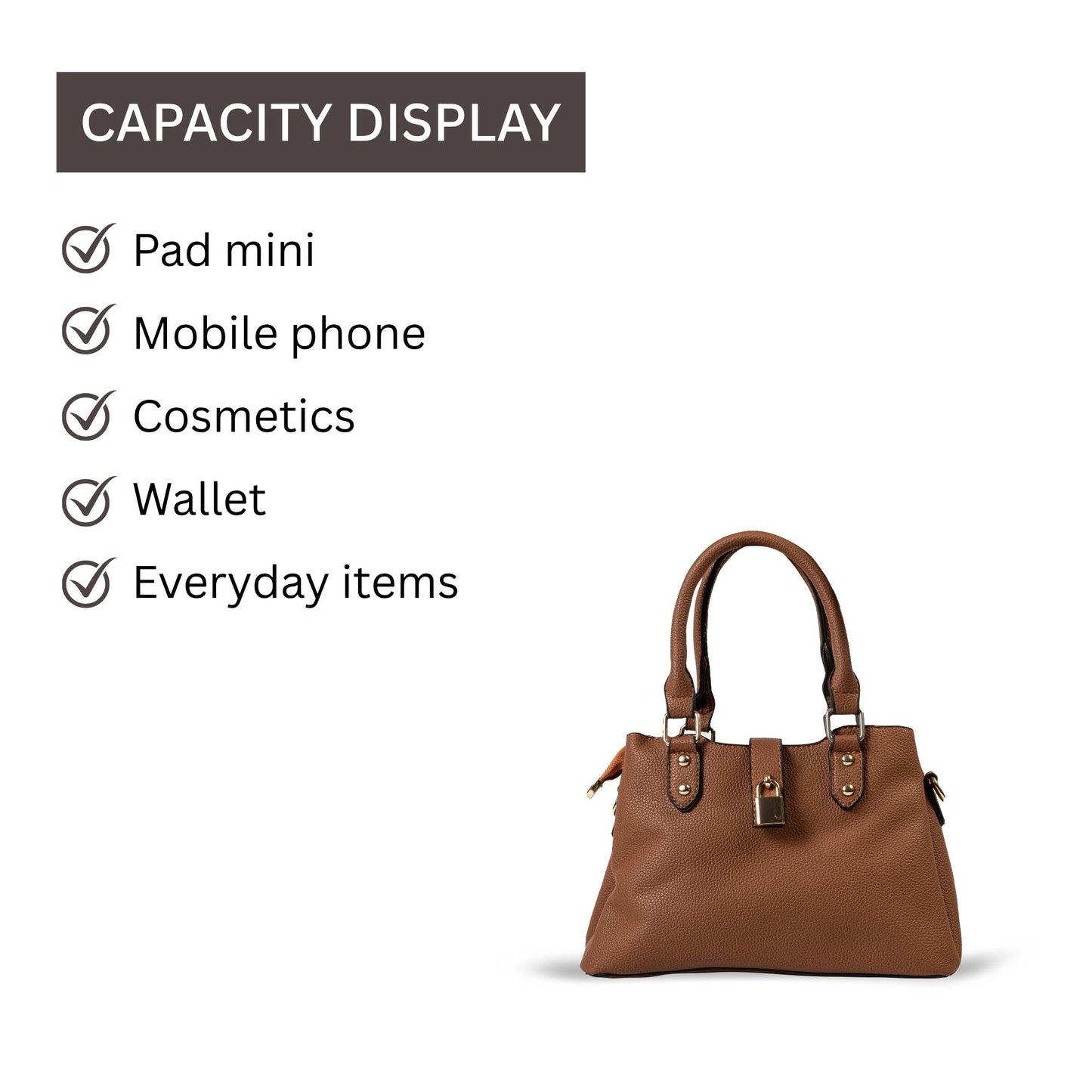 HB161- Elegant Textured Handbag | Premium Quality | Regular Use | Luxury Style | Imported
