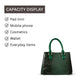 HB142- Elegant Textured Handbag | Premium Quality | Regular Use | Luxury Style | Imported