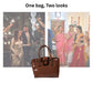 HB162- Elegant Textured Handbag | Premium Quality | Regular Use | Luxury Style | Imported