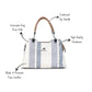 HB122- Elegant Textured Handbag | Premium Quality | Regular Use | Luxury Style | Imported