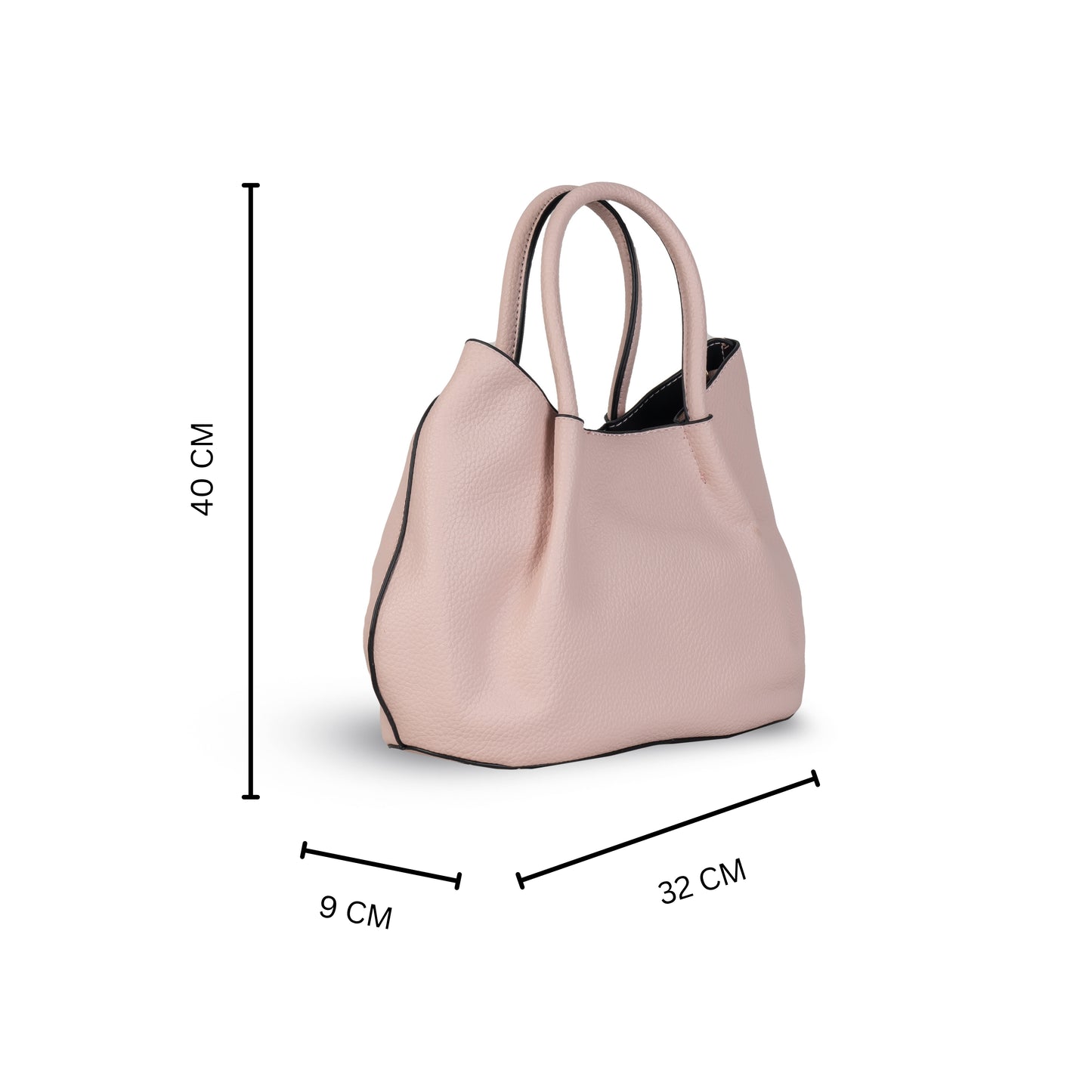 HB123- Elegant Textured Handbag | Premium Quality | Regular Use | Luxury Style | Imported