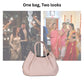 HB123- Elegant Textured Handbag | Premium Quality | Regular Use | Luxury Style | Imported