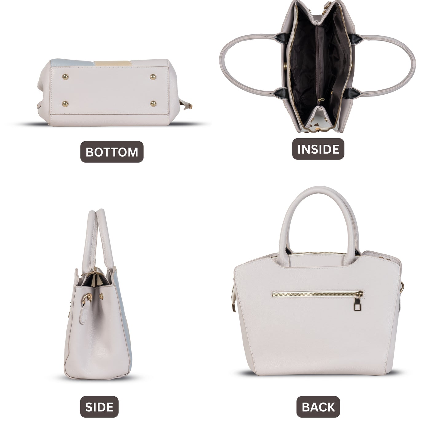 HB124- Elegant Textured Handbag | Premium Quality | Regular Use | Luxury Style | Imported
