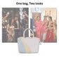 HB124- Elegant Textured Handbag | Premium Quality | Regular Use | Luxury Style | Imported