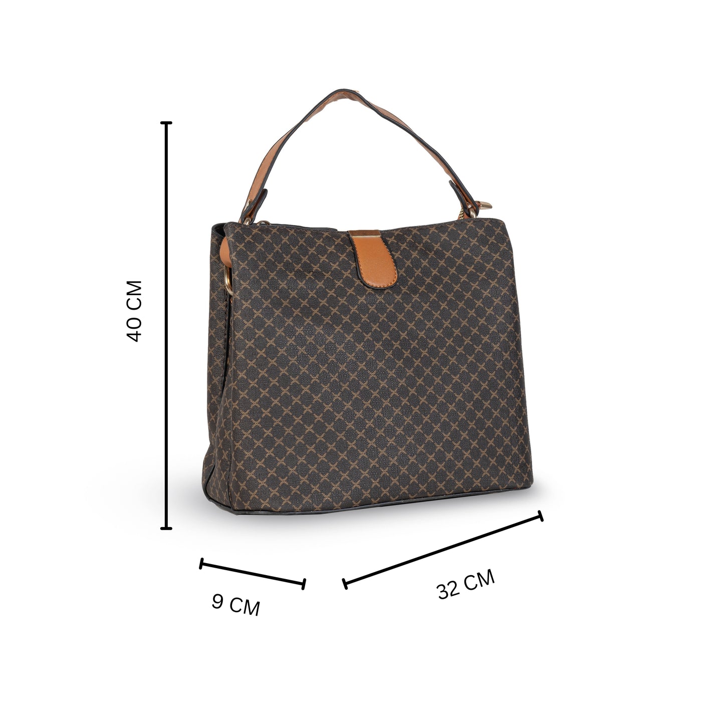 HB127- Elegant Textured Handbag | Premium Quality | Regular Use | Luxury Style | Imported