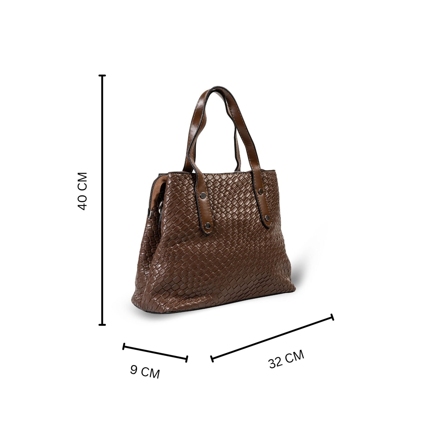 HB143- Elegant Textured Handbag | Premium Quality | Regular Use | Luxury Style | Imported