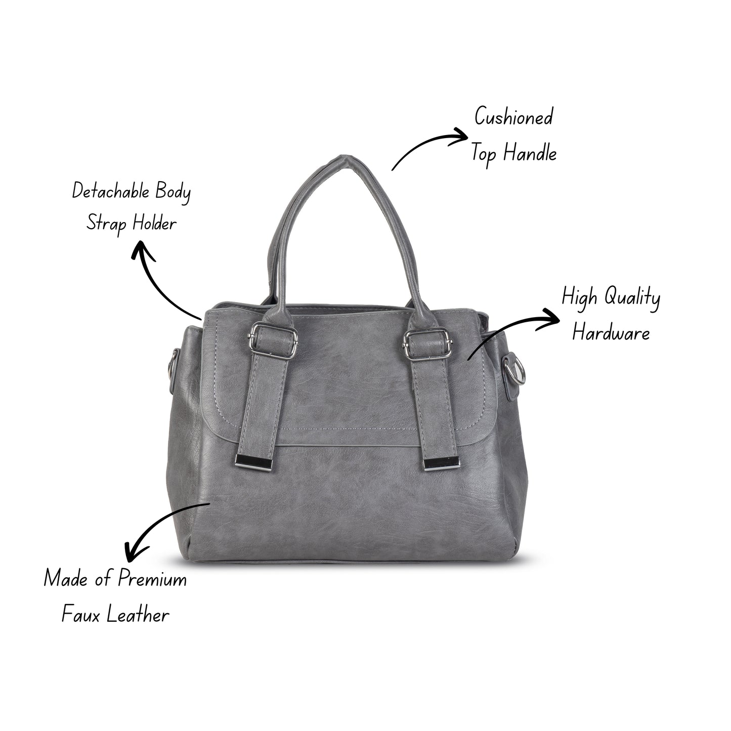 HB128- Elegant Textured Handbag | Premium Quality | Regular Use | Luxury Style | Imported