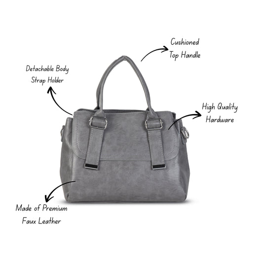 HB128- Elegant Textured Handbag | Premium Quality | Regular Use | Luxury Style | Imported
