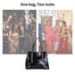 HB129- Elegant Textured Handbag | Premium Quality | Regular Use | Luxury Style | Imported
