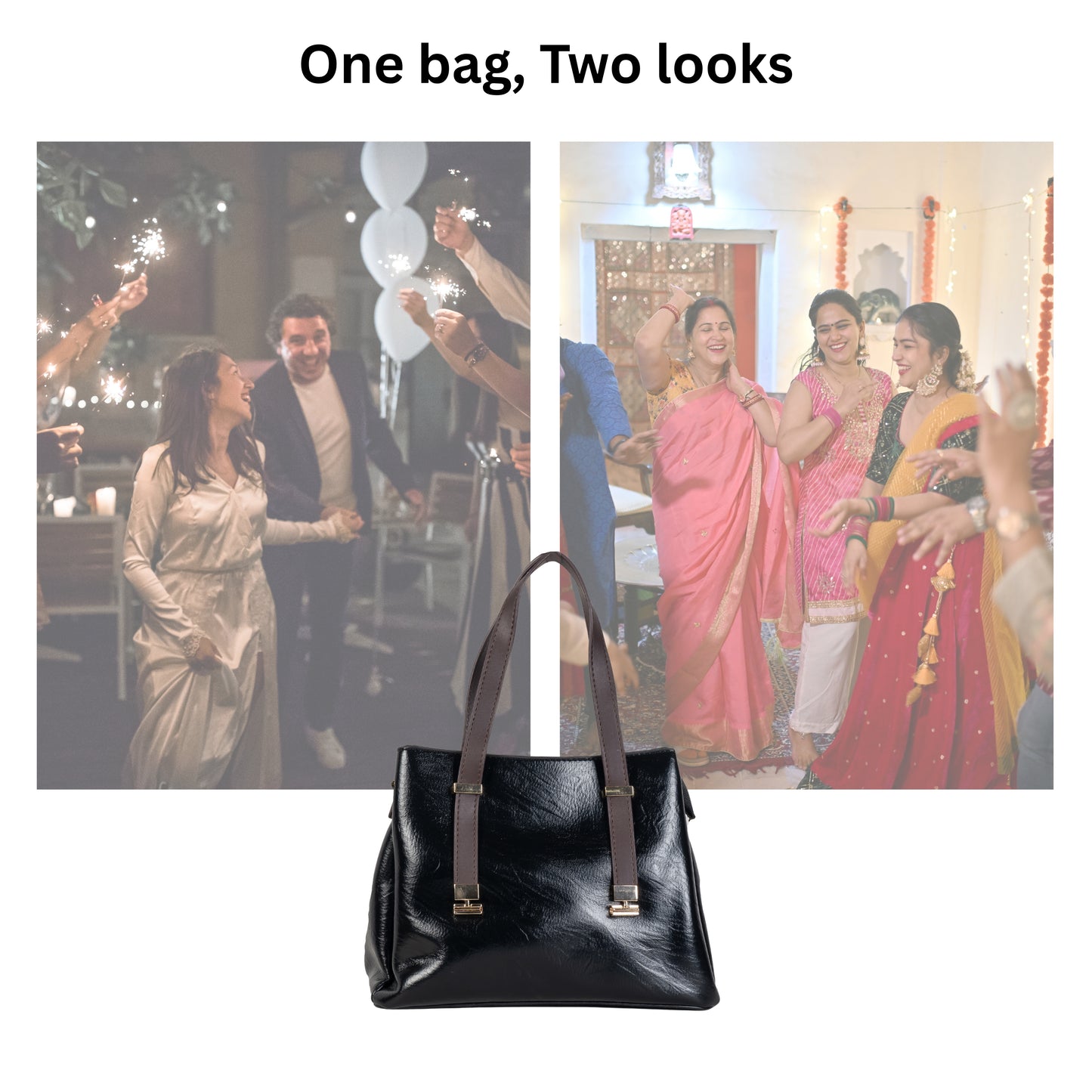 HB129- Elegant Textured Handbag | Premium Quality | Regular Use | Luxury Style | Imported